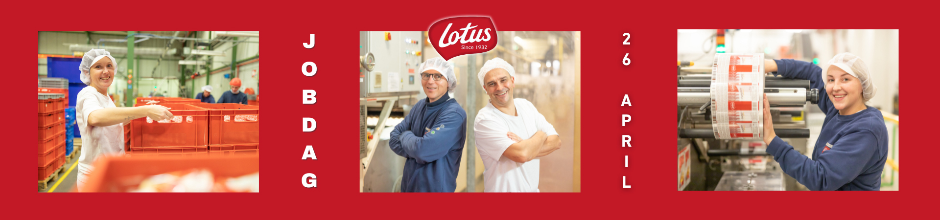 banner JOBDAG LOTUS BAKERIES