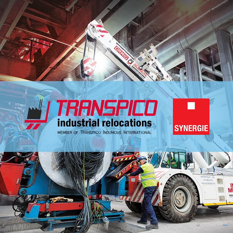 Logo Transpico en Synergie met achtergrondafbeelding